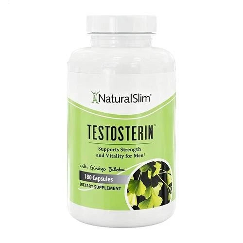 NaturalSlim Testosterin Multivitamins Testosterone Booster 180 Capsules