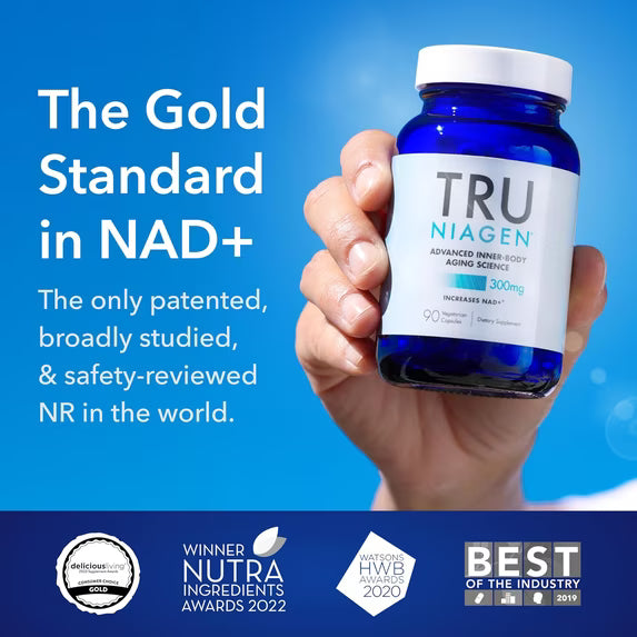 TRU NIAGEN Patented NAD Supplement 90 Servings x 300 mg Niagen