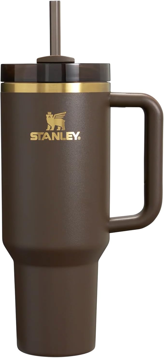 Stanley The Chocolate Gold Exclusive Quencher H2.0 Flowstate Tumbler | 40 oz Limited Edition, Brown