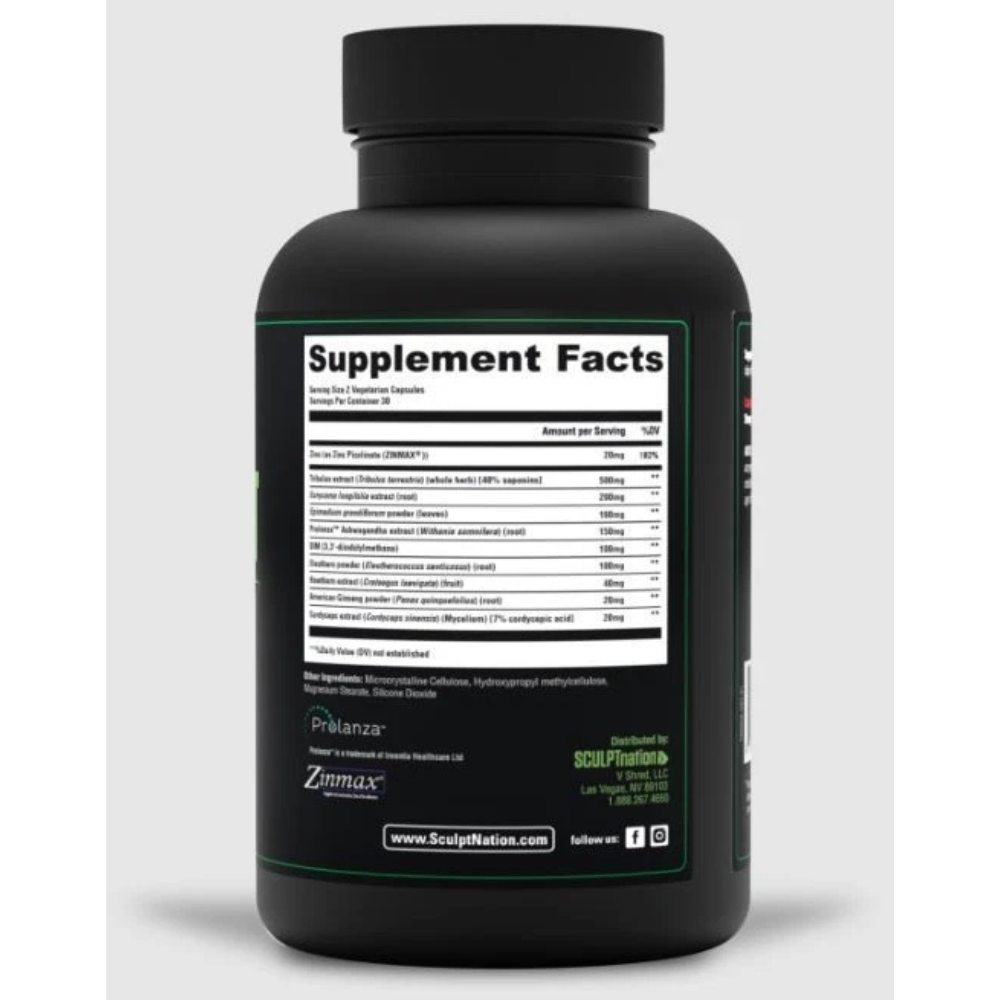 Advanced Men's Performance Formula | Muscle Support & Energy | 60 Capsules
