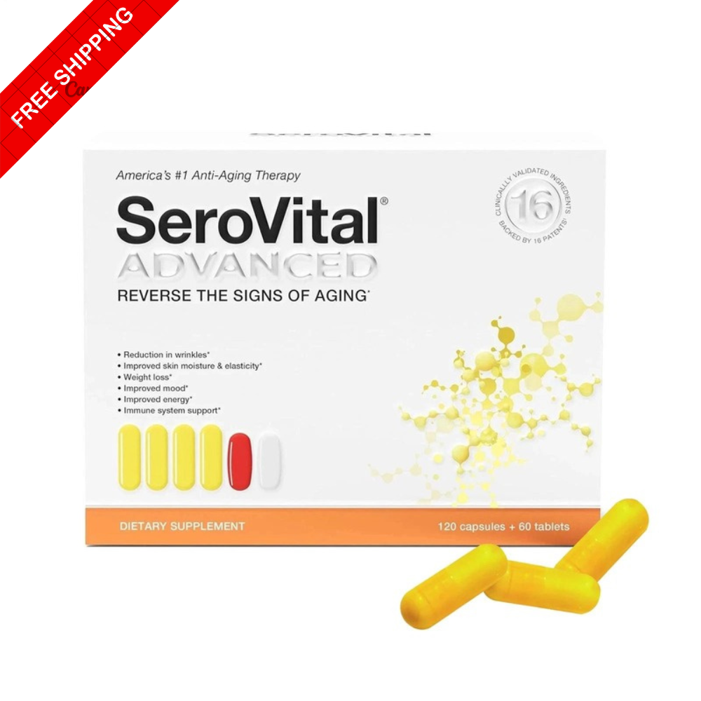 SeroVital Advanced. Anti Aging. 180 Count (120 Capsules + 60 Tablets)