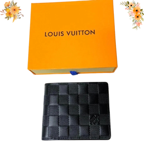 Louis Vuitton Damier Infini Multiple Wallet in Onyx Black Leather