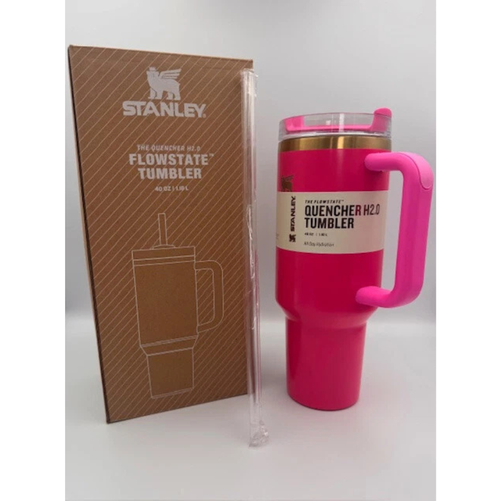 Stanley Quencher H2.0 Tumbler 40 oz Pink Stainless Steel