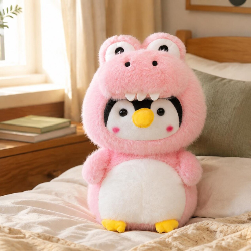 Transforming Penguin Plush Toy  35cm Stuffed Animal Pillow