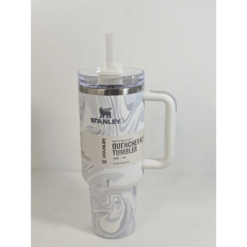 Stanley 40 oz The Flowstate Quencher H2.0 Tumbler Polar Swirl NEW