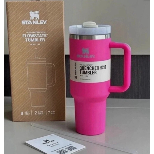 Stanley (Rose Red) 40 oz The Quencher H2.0 Flowstate Tumbler