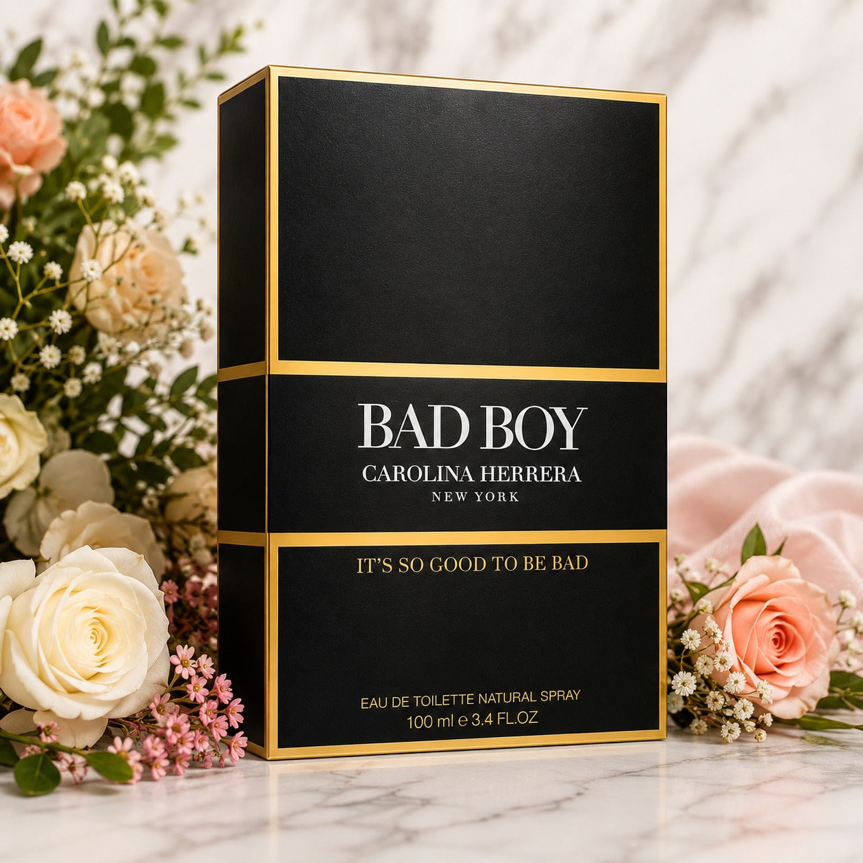 Bad Boy by Carolina Herrera Eau De Toilette Spray 3.4 oz / e 100 ml