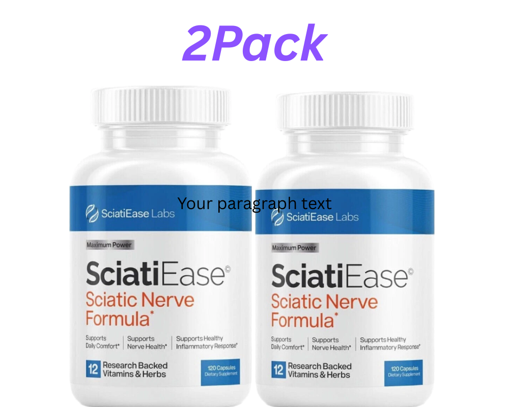 2 Pack &nbsp;SciatiEase Labs Sciatic Nerve Formula 120 Caps