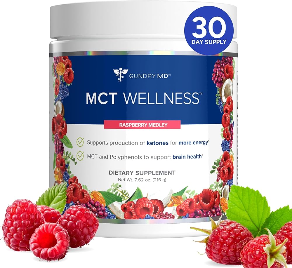 GUNDRY MD MCT WELLNESS Raspberry Flavor