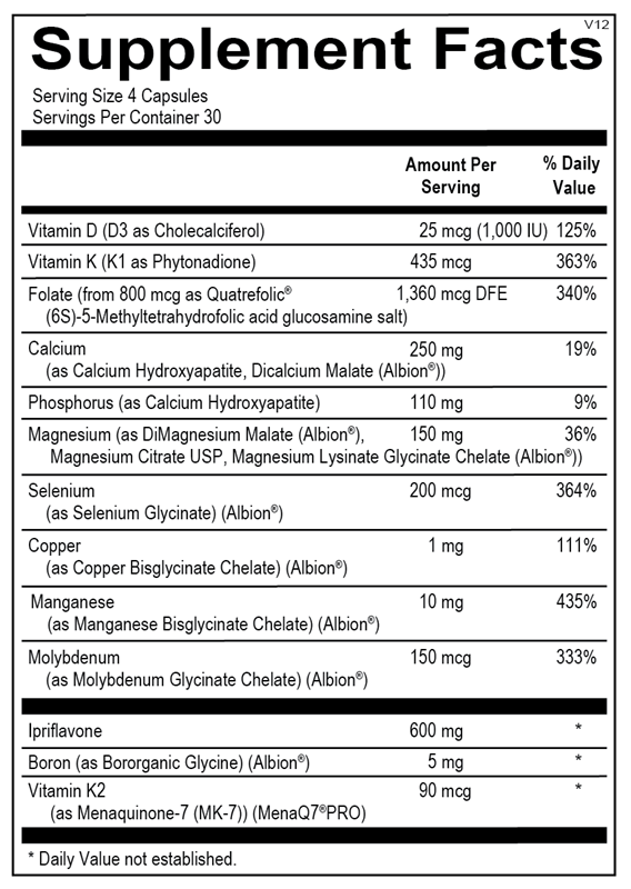 OsteoPrev  Bone Health Support Supplement – Daily Bone Density & Strength Formula | 120 Capsules