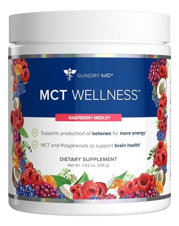 GUNDRY MD MCT WELLNESS Raspberry Flavor