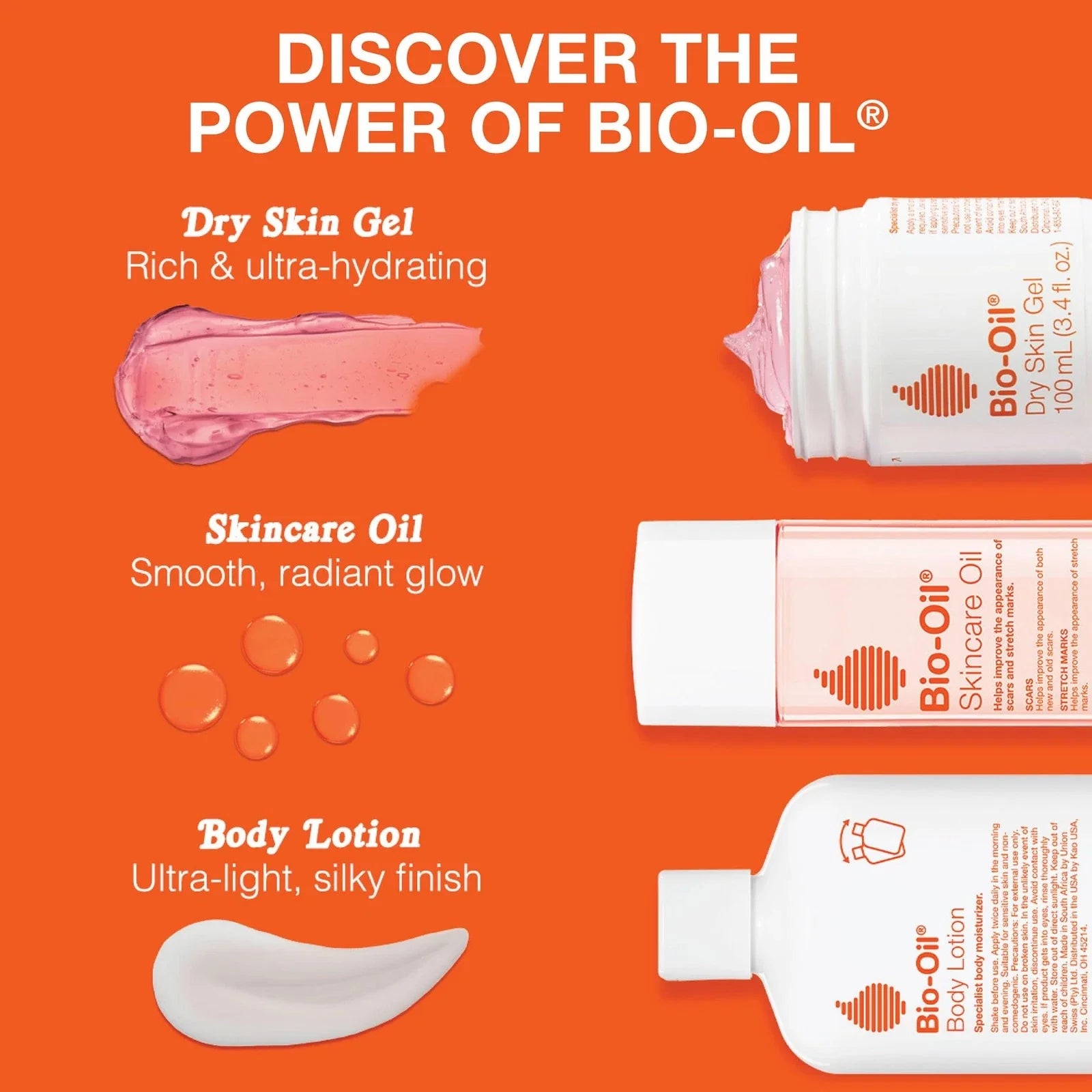 Bio-Oil Skincare Oil, Body Oil for Scars and Stretchmarks, Serum Hydrates Skin,