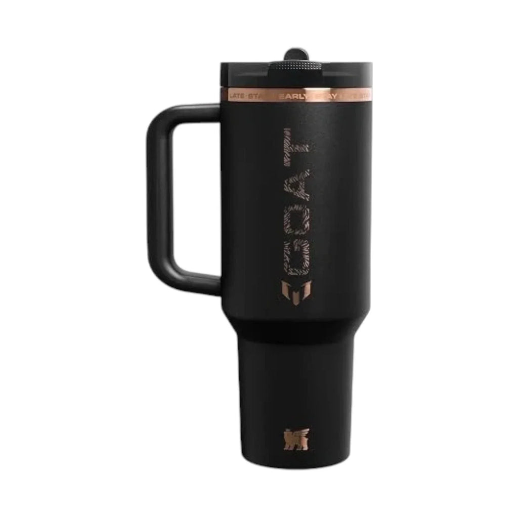 Messi x Stanley Quencher ProTour Flip Straw Tumbler 40 Oz Limited Edition Black