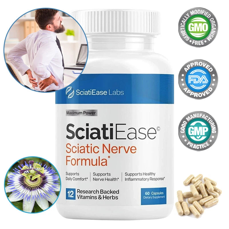 2 Pack &nbsp;SciatiEase Labs Sciatic Nerve Formula 120 Caps