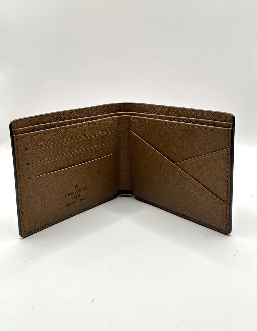 Louis Vuitton Multiple Wallet Monogram Canvas Bifold Mens