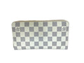 Louis Vuitton Damier Azur Zippy Zip Around Long Wallet Purse White