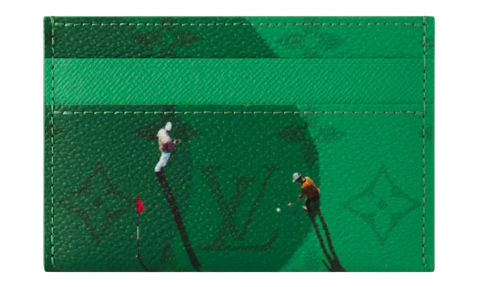 Louis Vuitton Golf Card Case Green