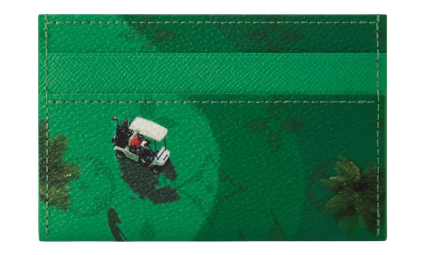 Louis Vuitton Golf Card Case Green