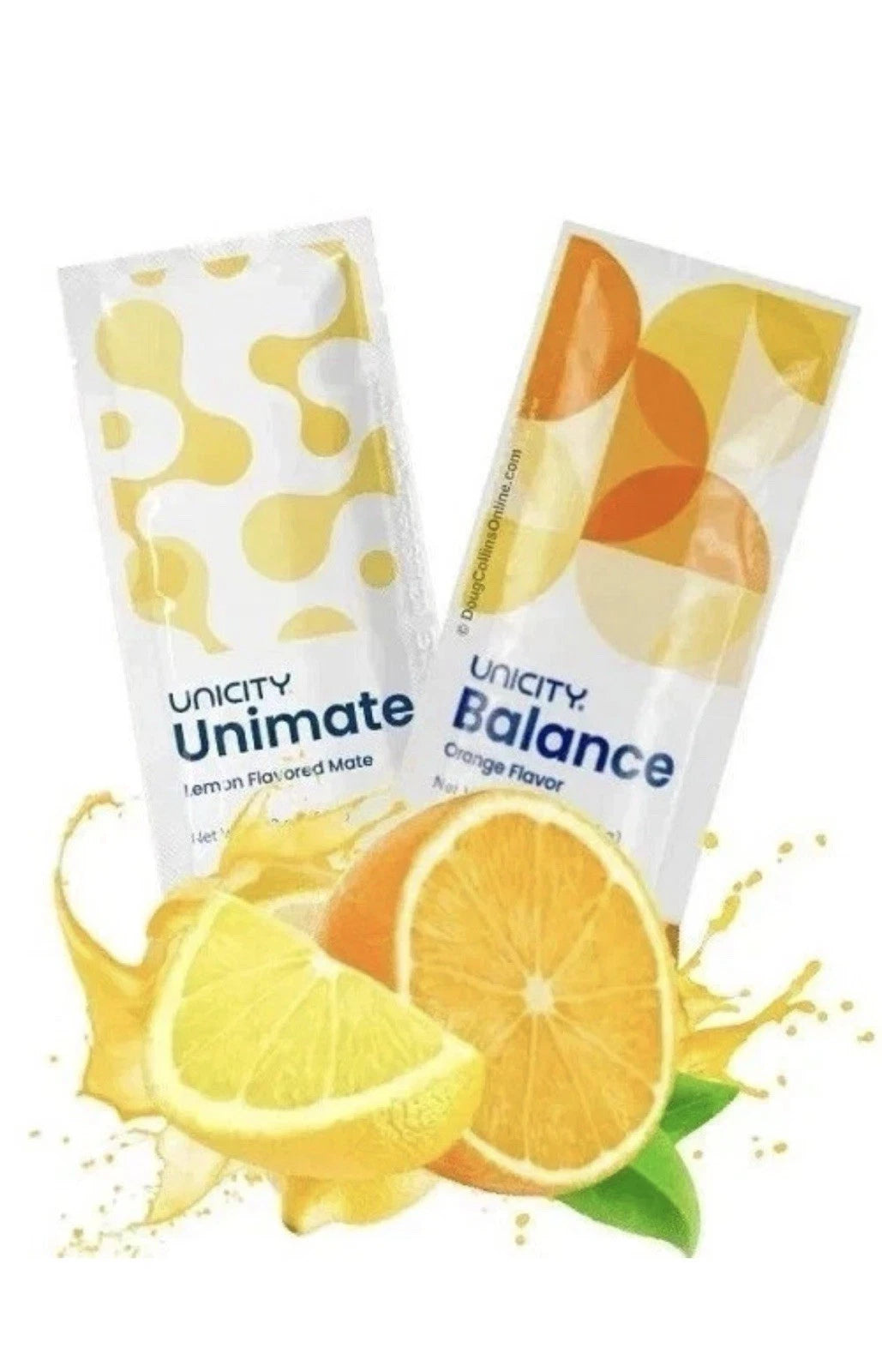 Unicity Unimate Lemon Natural and Unicity Balance Natural Orange