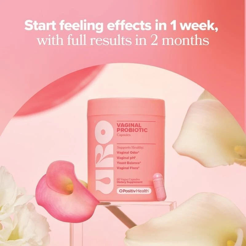 URO Vaginal Probiotics for Women pH Balance with Prebiotics & Lactobacillus Prob