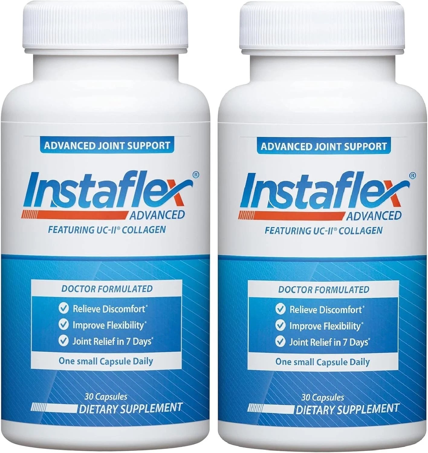 2 Pack    Instaflex Advanced Joint Support Nutritional Supplement Capsule with Doctor Form