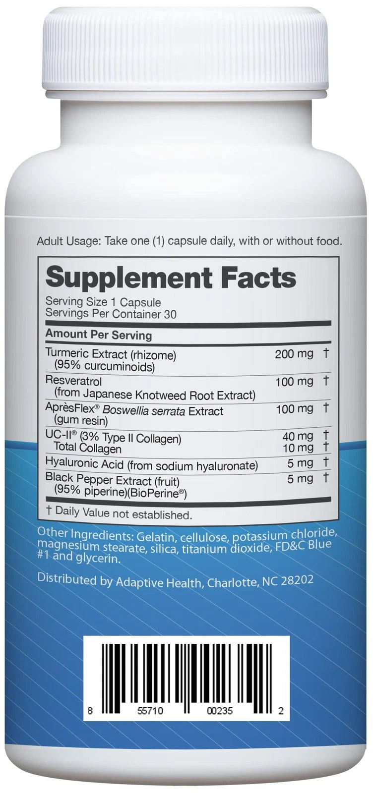 Instaflex Advanced Joint Support Supplement - Turmeric, Resveratrol, Boswelli