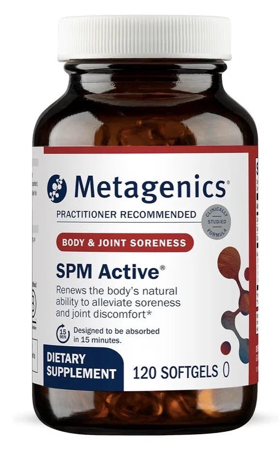 Metagenics SPM Active Body And Joint Soreness Discomfort Tissue Health 120Sgel
