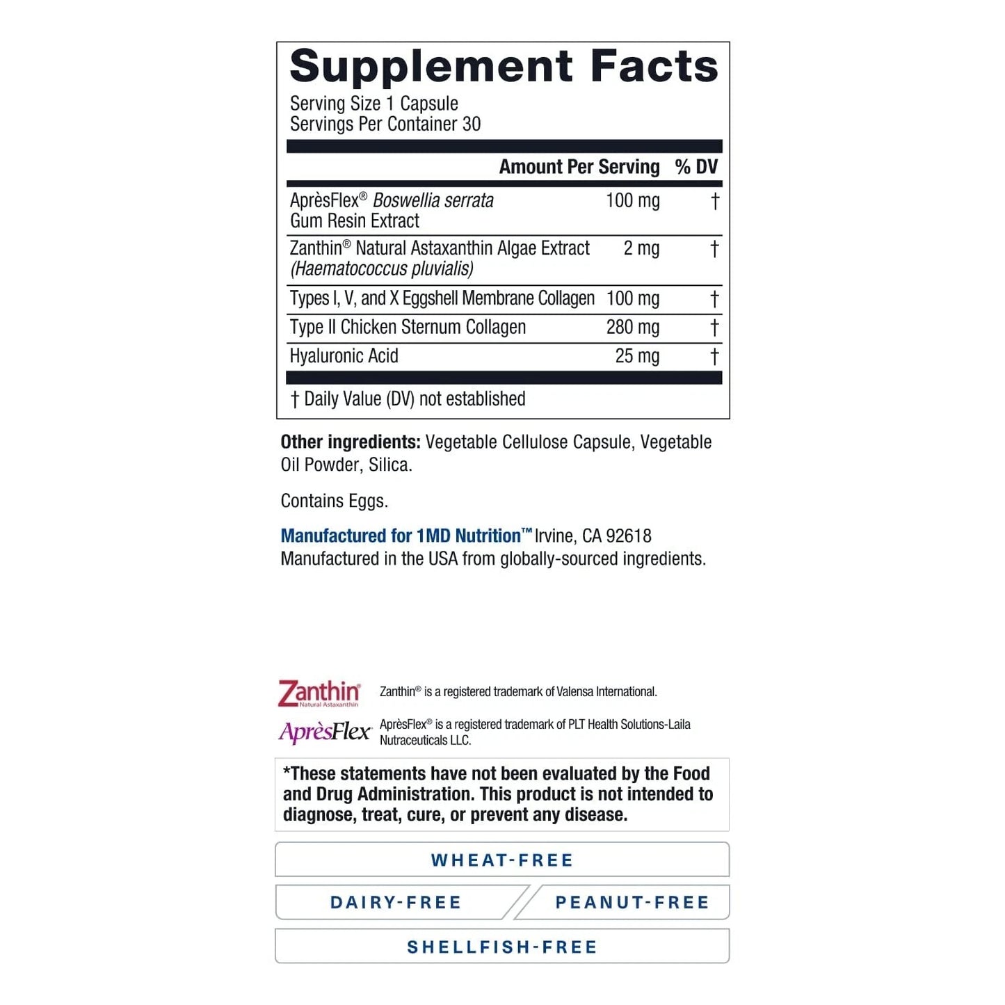 1MD Nutrition MoveMD - Joint Health Supplement - Doctor Formulated | with Col...