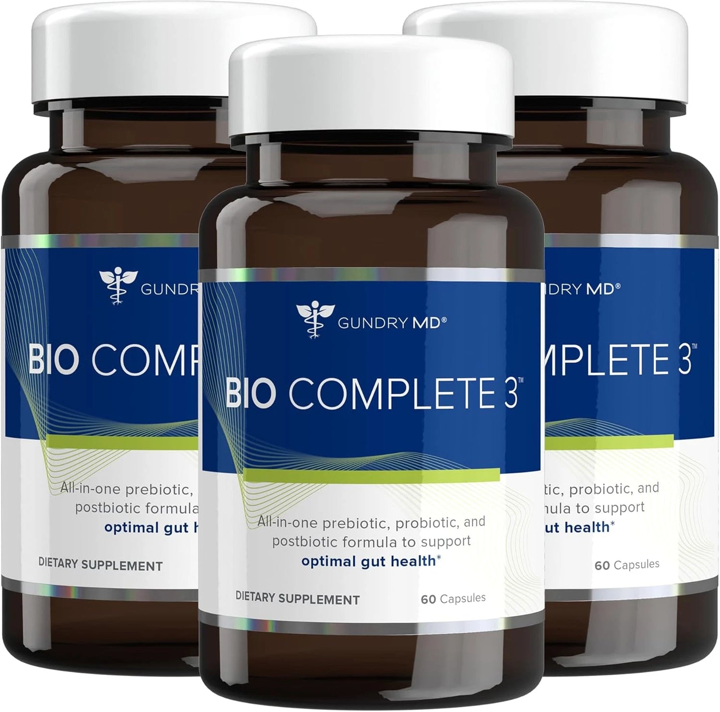 3 PACk  Bio Complete 3 Supplement 180 Capsules Gut Optimal Health