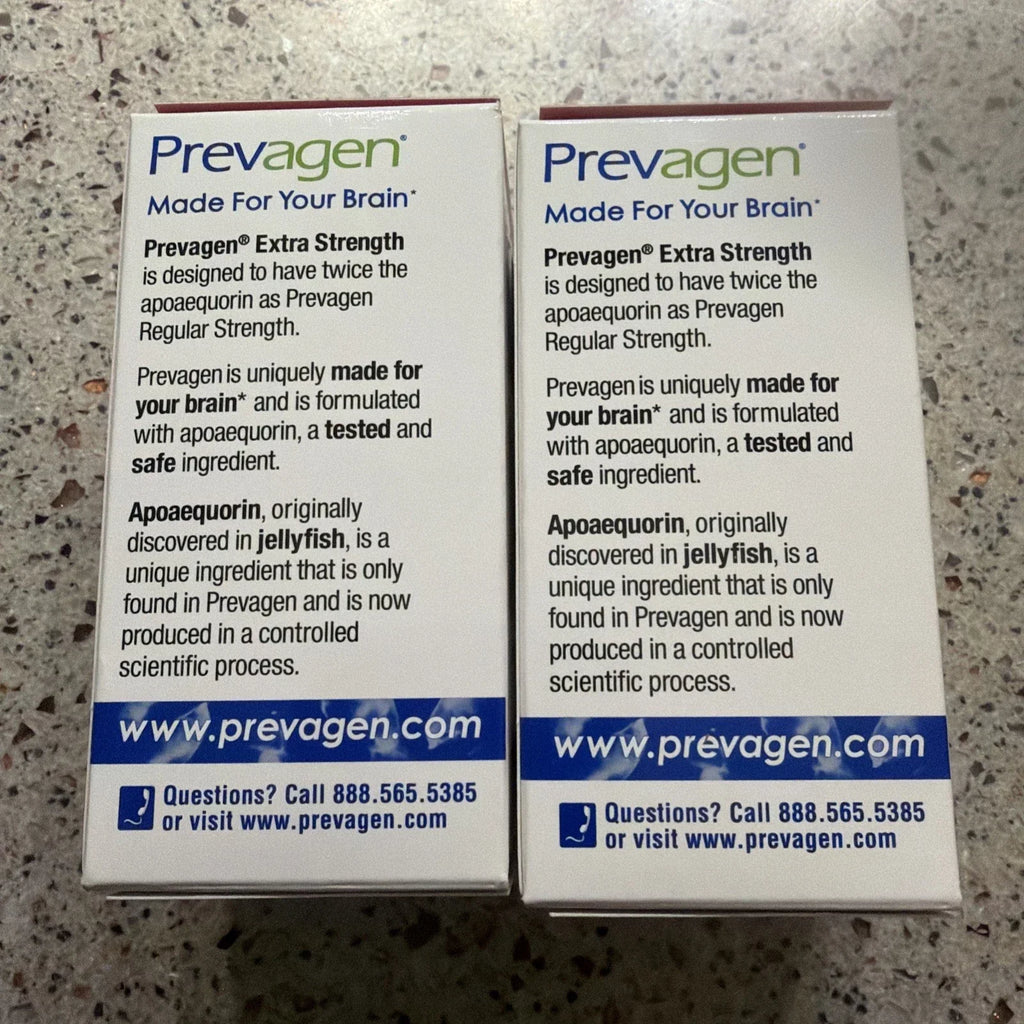 Prevagen Extra Strength 20mg Capsules - 60 Count - 2 Pack (120-Day Supply)