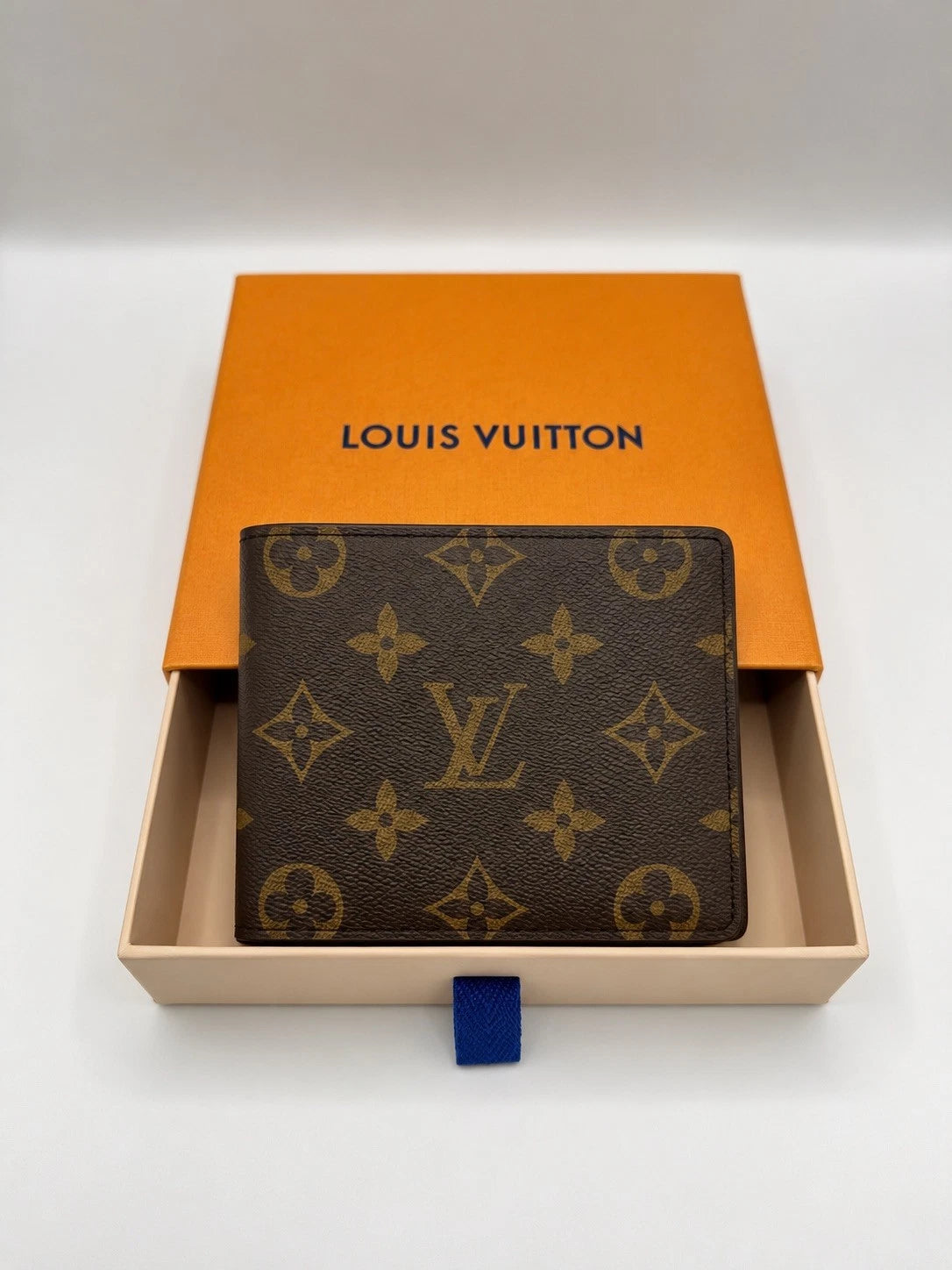 Louis Vuitton Multiple Wallet Monogram Canvas Bifold Mens