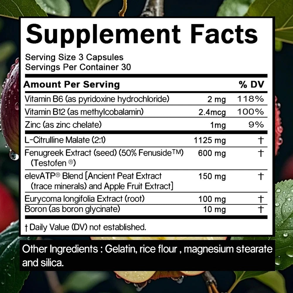 Nugenix Total-T Testosterone Booster Supplement for Men – 90 Capsules