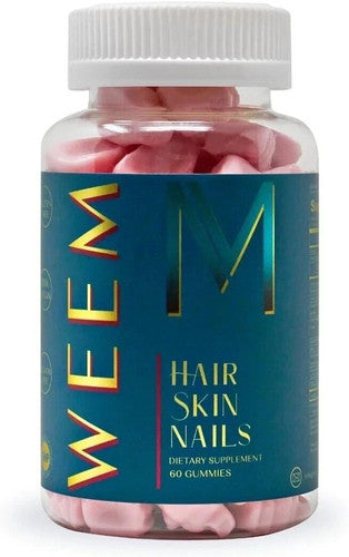 WEEM Hair Skin and Nails Gummies - Supports Healthy Hair