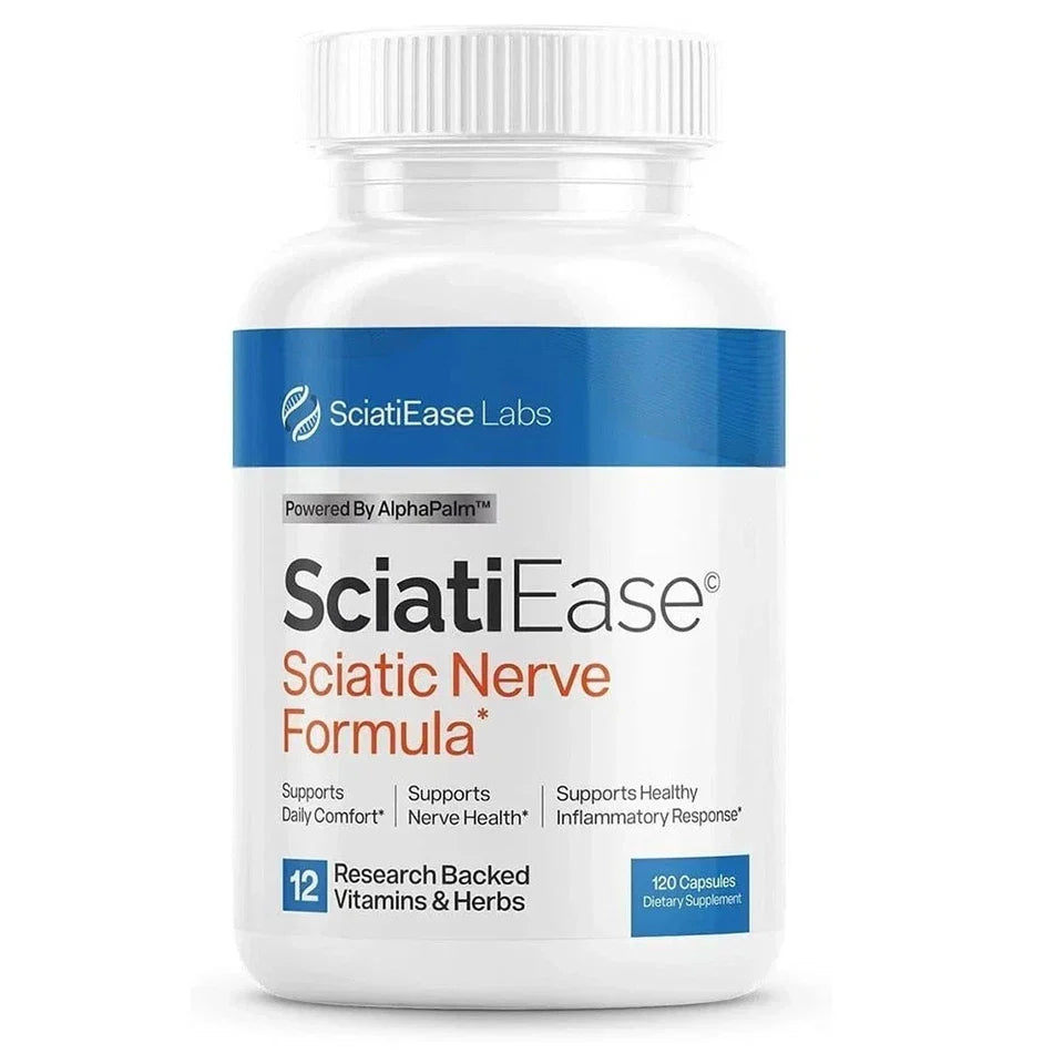 Sciatica Support 120 Capsules - Balanced Energy, Brain & Nervous System Health