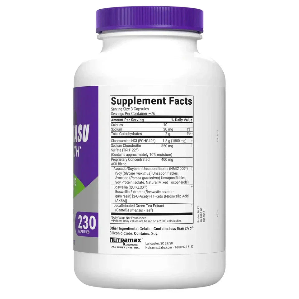 Cosamin ASU with Glucosamine & Chondroitin for Joint Health, 230 Capsules