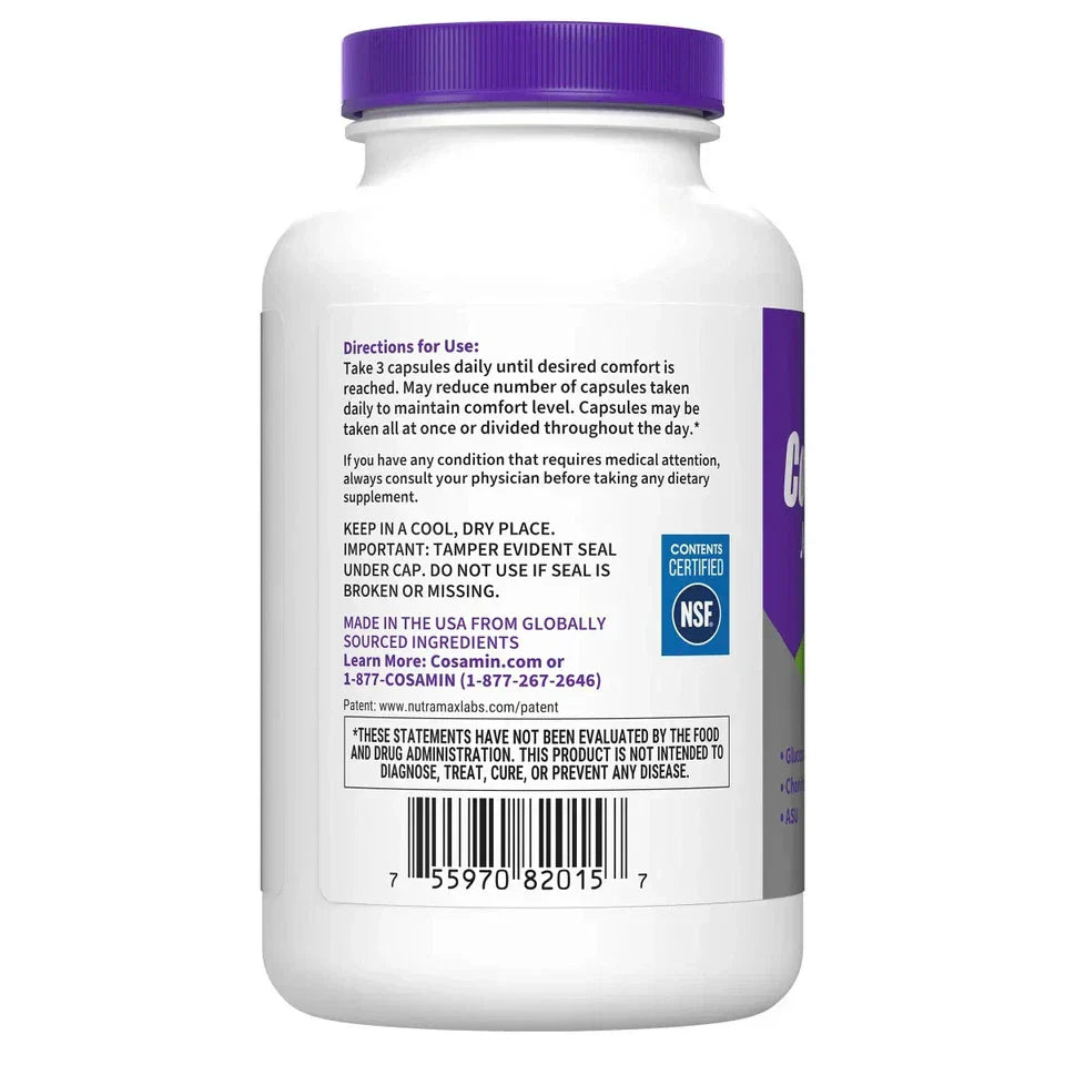 Cosamin ASU with Glucosamine & Chondroitin for Joint Health, 230 Capsules